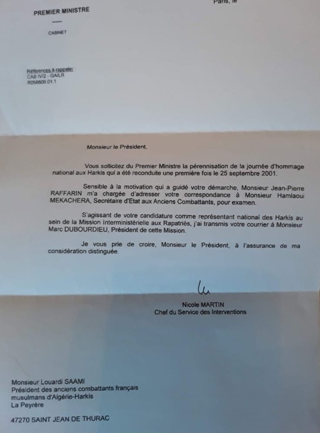 Paroles de Harkis Les Harkis